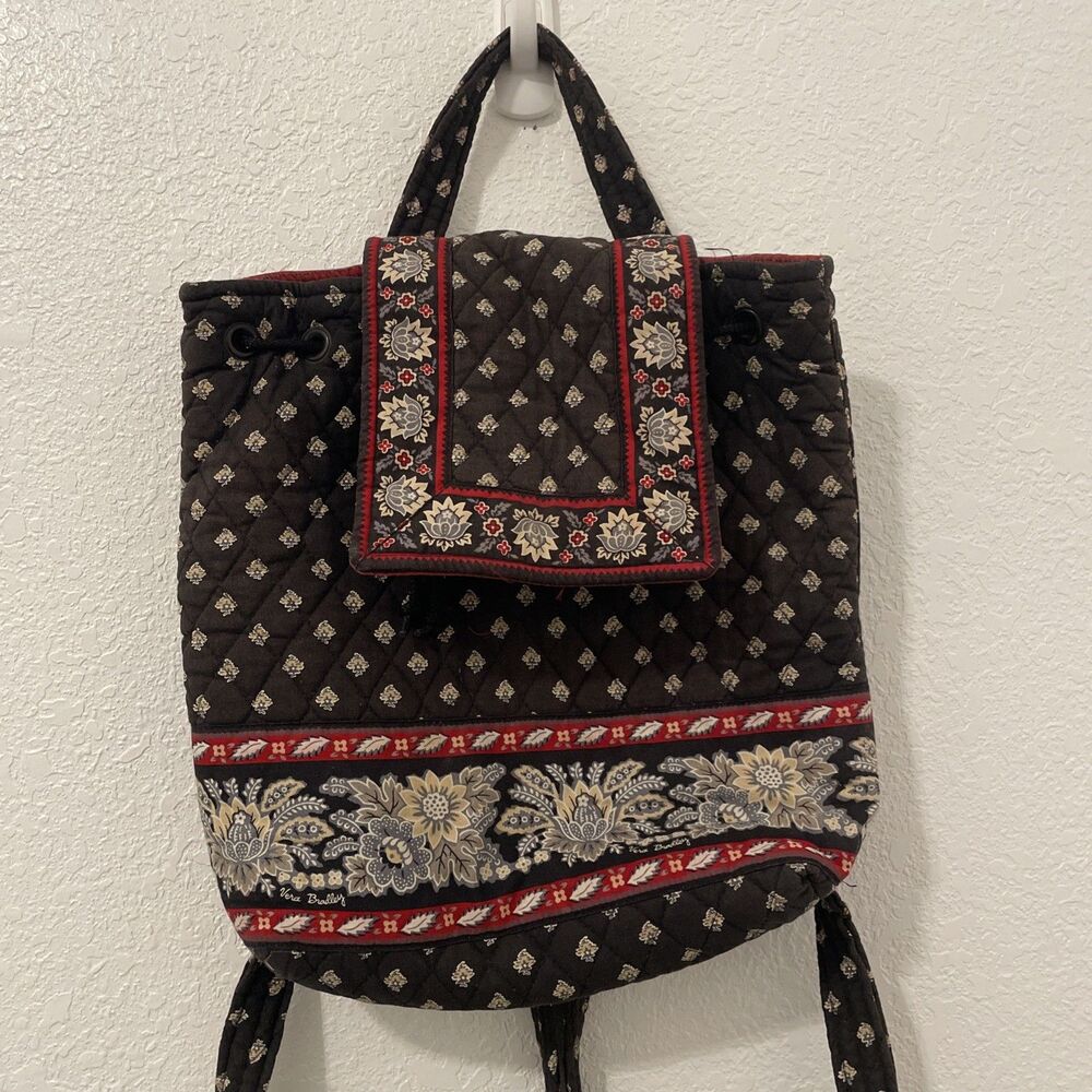 Vera Bradley Backpack Vintage Originals Fabric Handbag